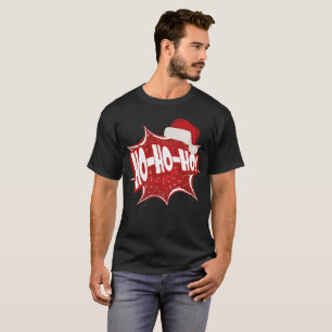 T-shirt Ho Ho Ho   Casquette de Noël moderne