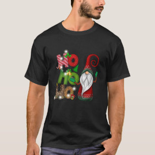 T-shirt Ho Ho Ho Christmas Gnome Joyeux Noël