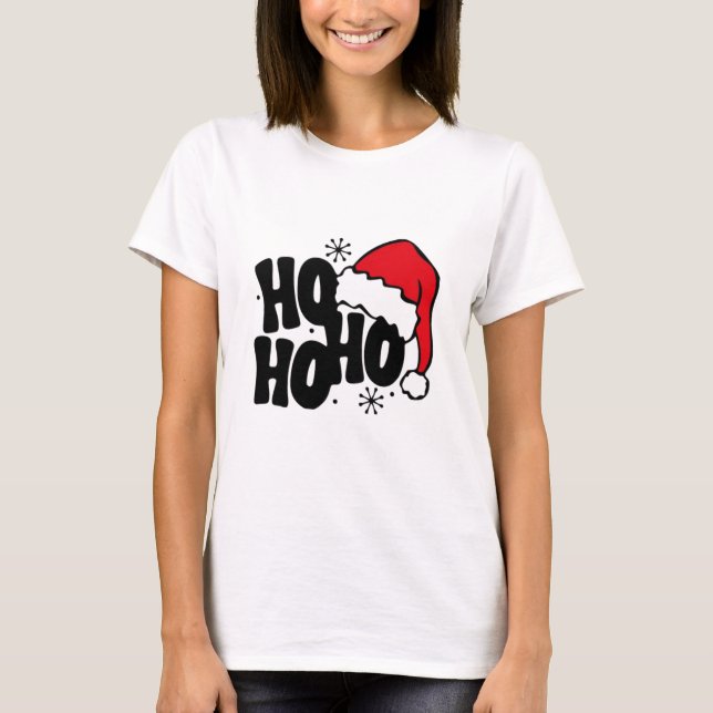 T-shirt "Ho ho ho ho ho ho ho (Devant)