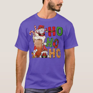 T-shirt Ho Ho Ho Latte Sweets Winter Gnomes Père Noël Chri