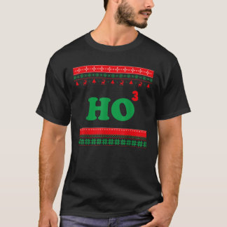 T-shirt Ho Ho Ho Math Noël Vilain Chandail de Noël T S