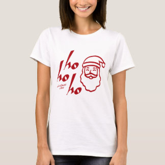 T-shirt Ho Ho Ho Moderne Minimaliste