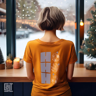 T-shirt Ho Ho Ho Ornement de Noël Classique