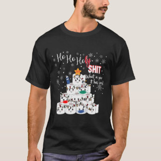 T-shirt Ho Ho Holy What A Year 2020 Funny Sarcastic Christ