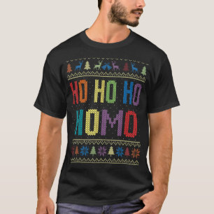 T-shirt Ho Ho Homo Christmas Gay Funny Pride Père Noël LGB