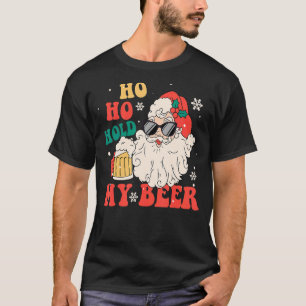 T-shirt Ho Ho My Beer Santan Lunettes de soleil Super Retr