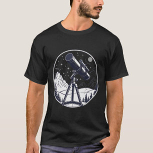 T-shirt Hobby astronomique du télescope de Stargazing