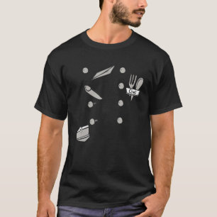 T-shirt Hobby Chef Costume Design Pour Le Fun Barbecue Eve