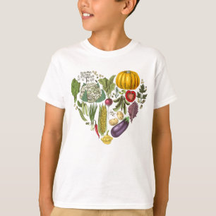 T-shirt Hobby Garden Végétation Coeur croissant