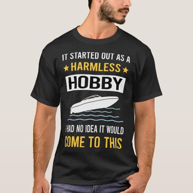 T-shirt Hobby Harmless Offshore Racing (Devant)