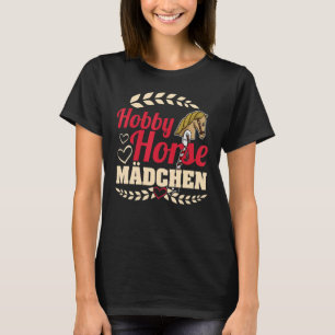 T-shirt Hobby Horsing Cheval Sport Équestre Équine Filles