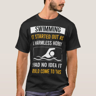 T-shirt Hobby sans danger Nage Swimmer