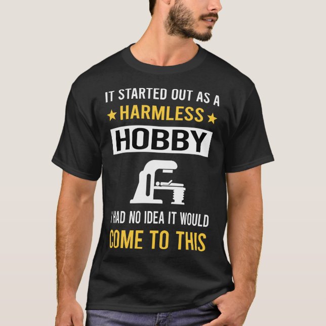 T-shirt Hobby sans danger Radiothérapie RadioHarmless Hob (Devant)