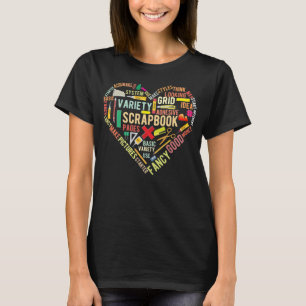 T-shirt Hobby Scrapbooking Heart Crafting