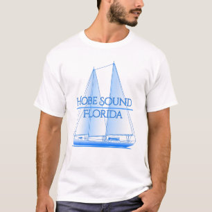 T-shirt Hobe Sound Côtier Nautique Voilier