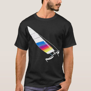 T-shirt Hobie 16Beach CatHull volanteBlanc01