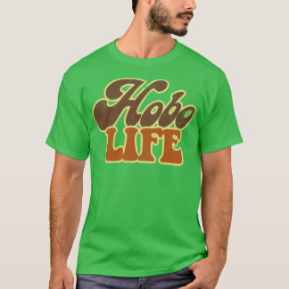 T-shirt Hobo Life Faded Thrift Style Retro Design2
