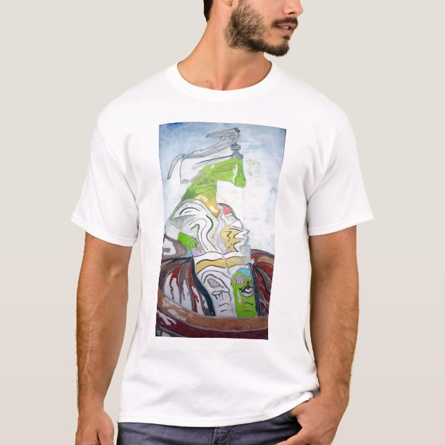 T-shirt Hochet de décès dans le goudron (Devant)