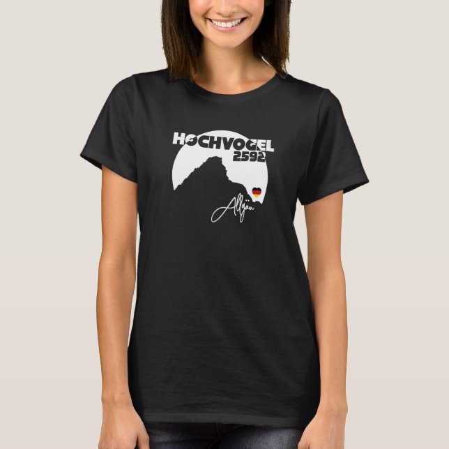 T-shirt Hochvogel Mountain Allgäu Alpes Bavaria Tirol Hiki (Devant)