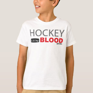 T-shirt Hockey dans mon sang Jeunesse Hockey
