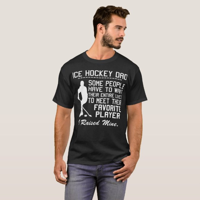 T-SHIRT HOCKEY DE GLACE PAPA- (Devant entier)