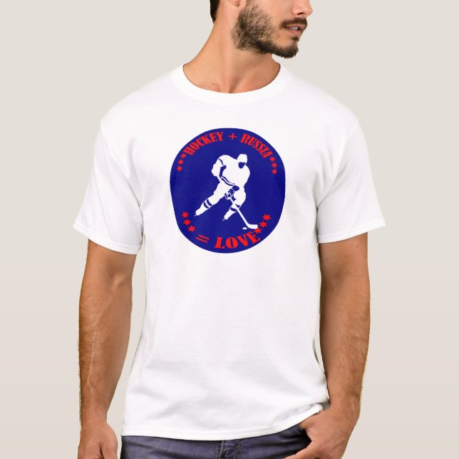T-SHIRT HOCKEY DE LA RUSSIE (Devant)