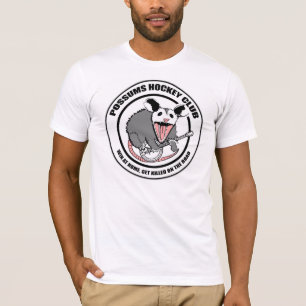 T-shirt Hockey d'opossum