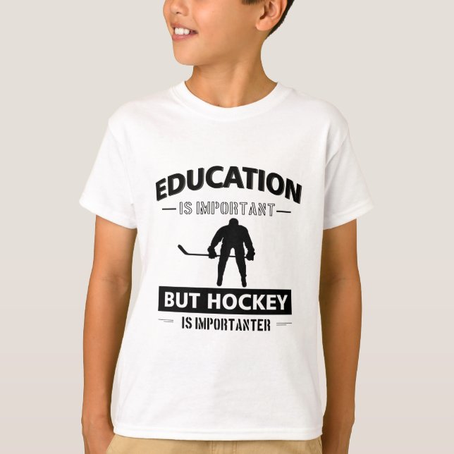 T-shirt Hockey drôle (Devant)