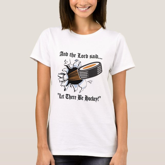 T-shirt Hockey drôle (Devant)