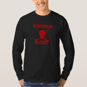T-shirt Hockey du Wisconsin