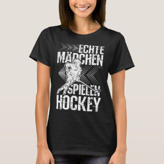 T-shirt Hockey Femmes Hockey sur glace Drôle cadeau Essent