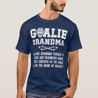T-shirt Hockey Goalie Grandma Of A Hockey Keeper Grandma D