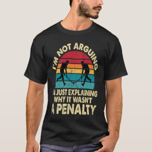 T-shirt Hockey Je ne prétends pas expliquer pourquoi ce n'