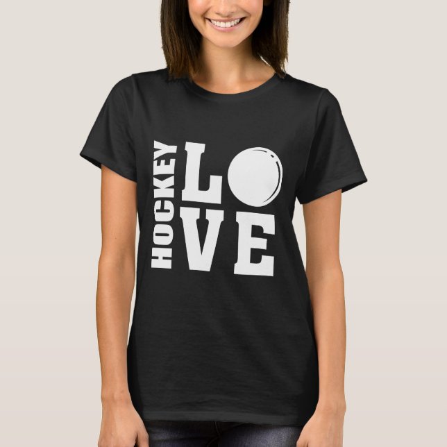 T-shirt Hockey Love, Field Hockey (Devant)