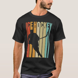 T-shirt Hockey rétro de hockey sur glace de style vintage 