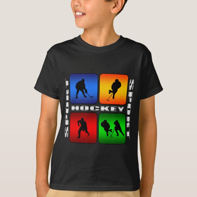 T-shirt Hockey spectaculaire (Devant)