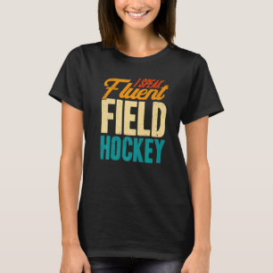 T-shirt Hockey sur gazon Je parle Hockey sur gazon fluide 