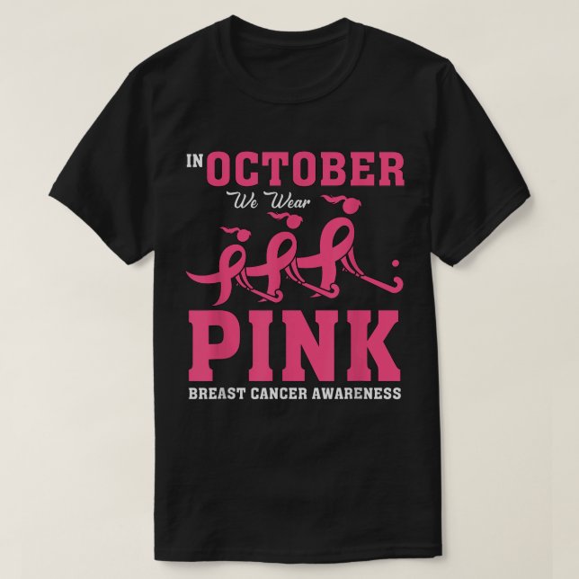 T-shirt Hockey sur gazon pour filles Épouse de sensibilisa (Design devant)