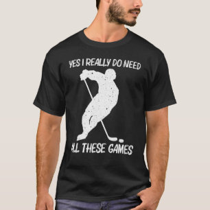 T-shirt Hockey Sur Glace cool Pour Hommes Jockey De Jeu De