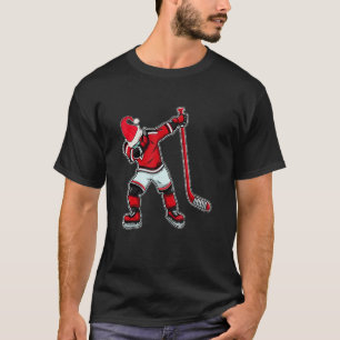 T-shirt Hockey sur glace Dab Vêtement Dabbing Joueur Joyeu