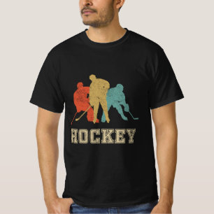T-shirt Hockey sur glace de style Vintage classique