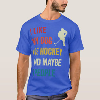T-shirt Hockey sur glace et gardien de but de hockey sur g