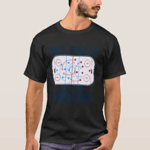T-shirt Hockey sur glace Patinoire vintage Quelle partie N
