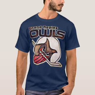 T-shirt Hockey sur hiboux de Grand Rapids