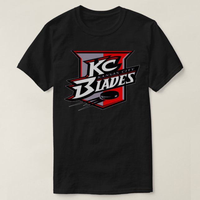 T-shirt Hockey sur lames de la ville de Kansas (Design devant)