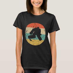 T-shirt Hockey - Vintage Retro Hockey Goalie