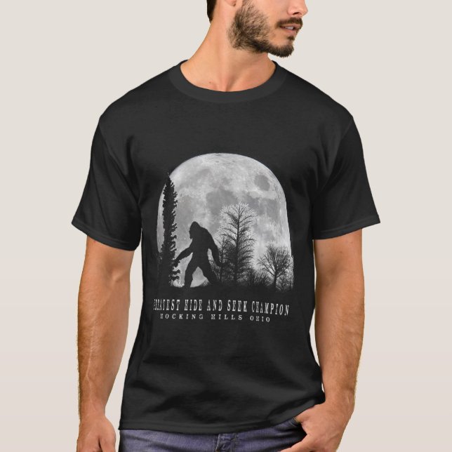 T-shirt HOCKING HILLS OHIO Meilleure cachette et la recher (Devant)