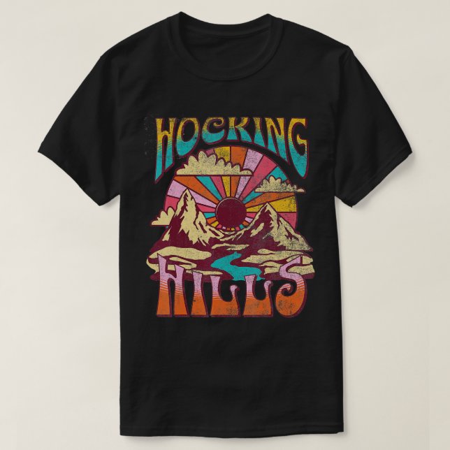 T-shirt Hocking Hills Ohio Nature Randonnées Mountains Out (Design devant)
