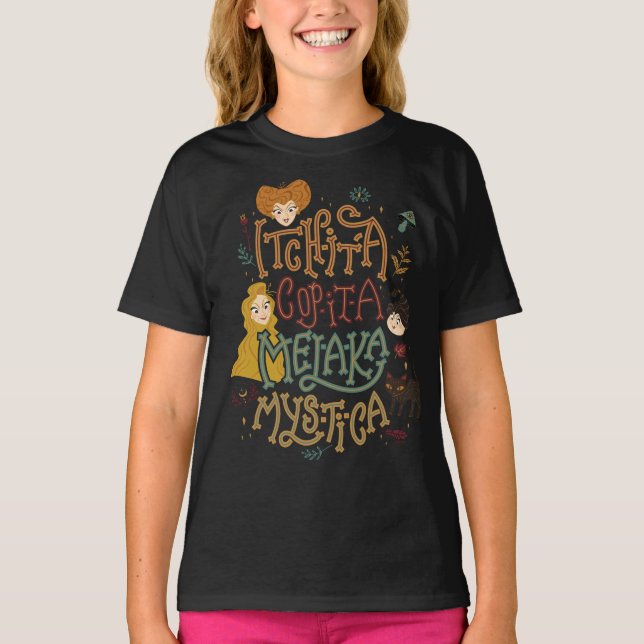 T-shirt Hocus Pocus Mystique Spell Incantation (Devant)
