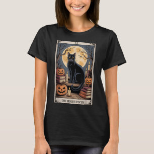 T-shirt Hocus Pocus Tarot Halloween Chat Citrouille Mystic